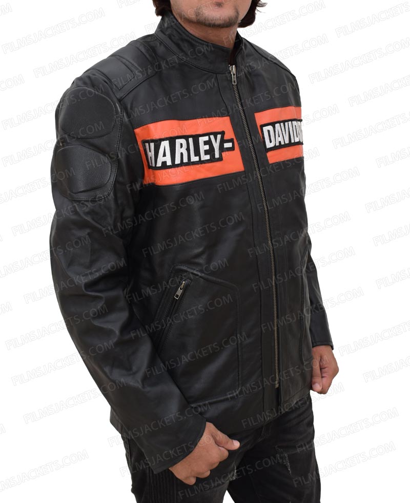 Biker Style Goldberg Harley Davidson Leather Jacket Biker Style Goldberg Harley Davidson Leather Jacket - Image 3