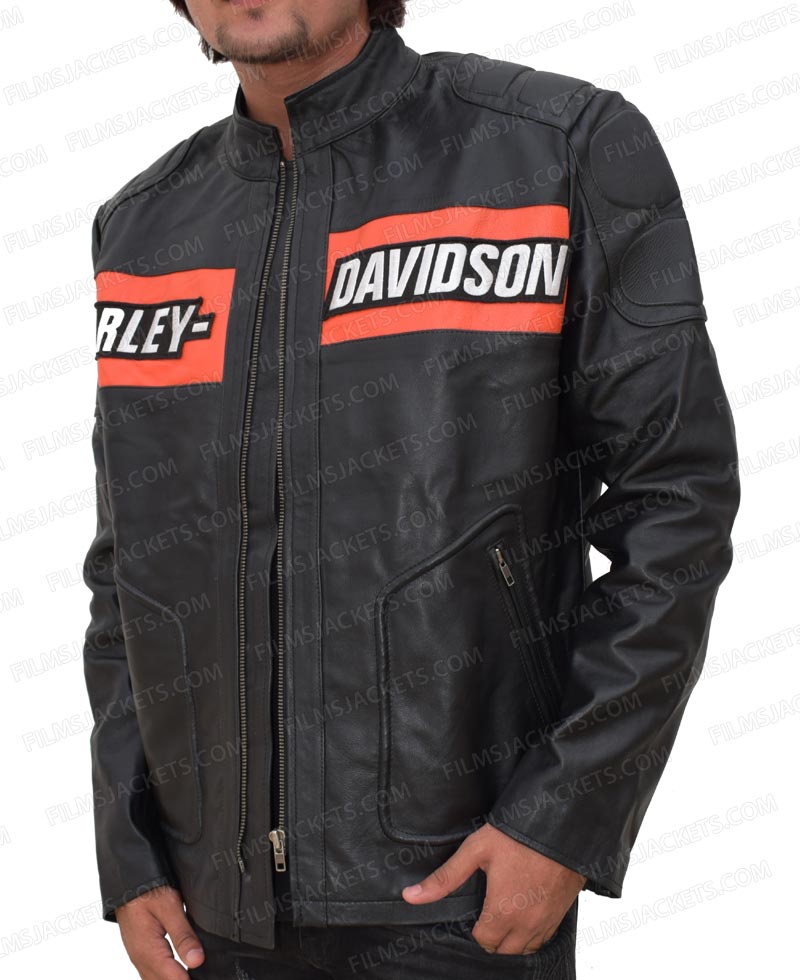 Biker Style Goldberg Harley Davidson Leather Jacket Biker Style Goldberg Harley Davidson Leather Jacket - Image 4