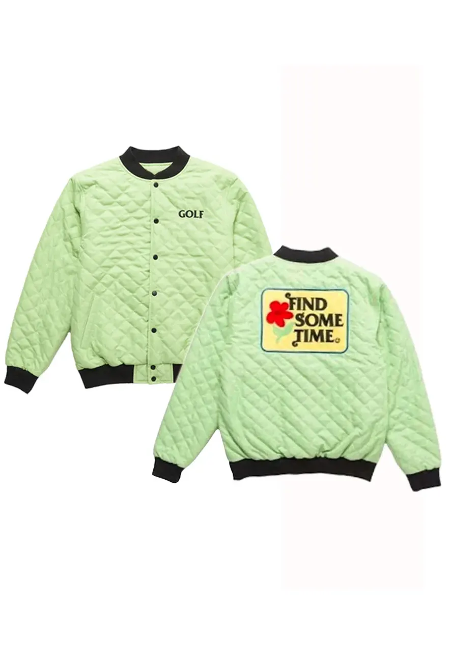 Golf Find Some Time Bomber Jacket Golf Find Some Time Bomber Jacket - Image 5