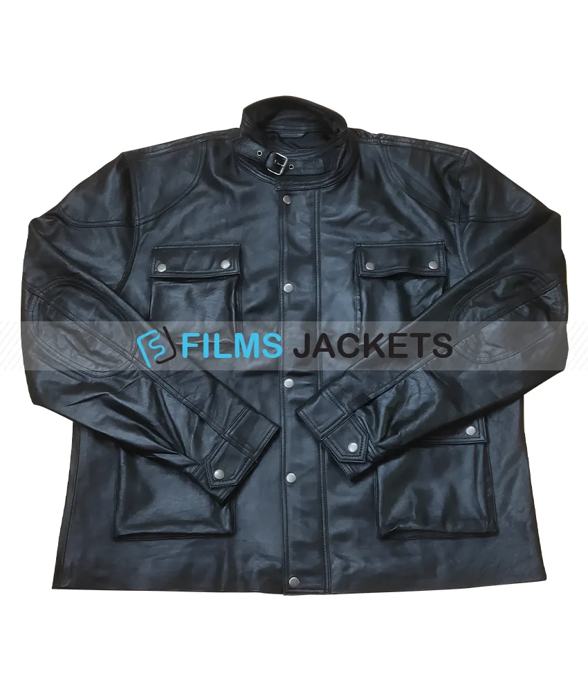A Discovery of Witches Matthew Goode Biker Leather Jacket A Discovery of Witches Matthew Goode Biker Leather Jacket - Image 2