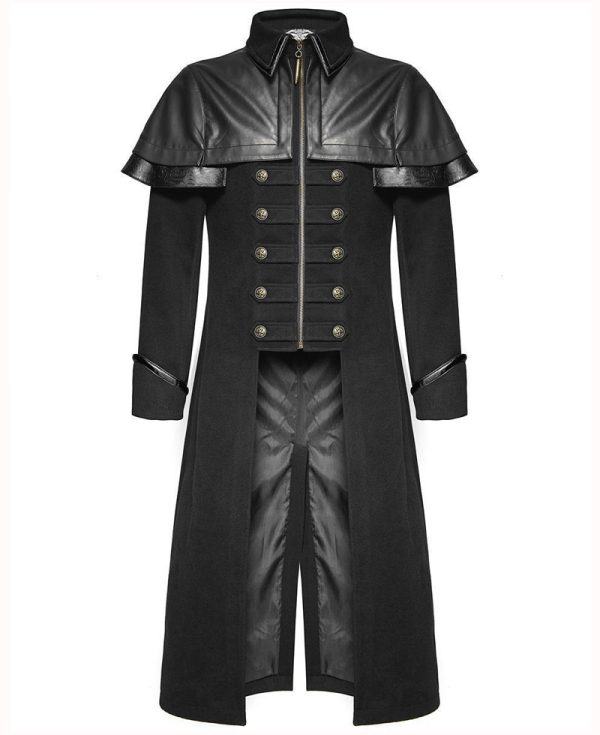 Highwayman Gothic Military Black Coat