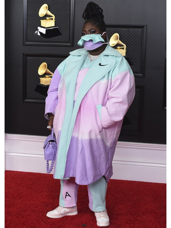 Grammy Awards Chika Pastel Fashion Long Coat Grammy Awards Chika Pastel Fashion Long Coat - Image 2