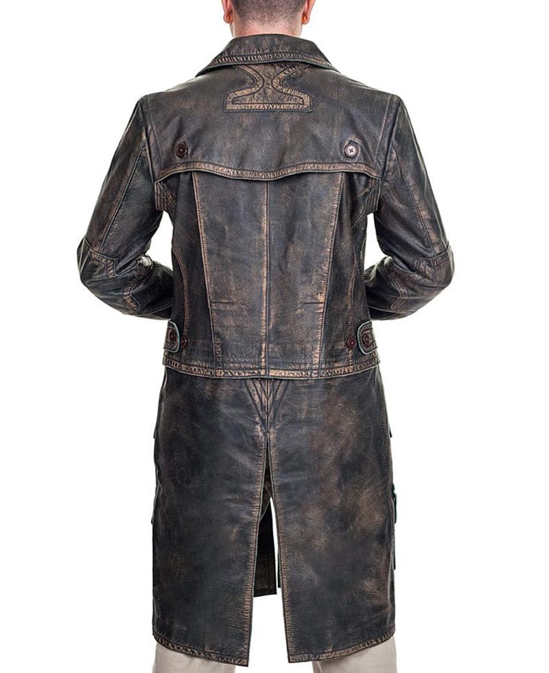 Nolan Defiance Grant Bowler Leather Coat Nolan Defiance Grant Bowler Leather Coat - Image 2