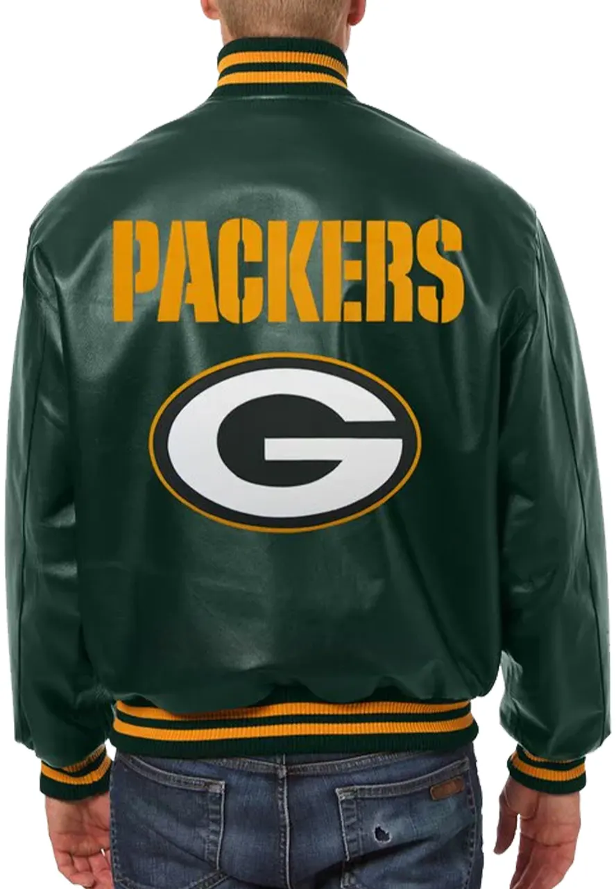 Green Bay Packers Leather Jacket Green Bay Packers Leather Jacket - Image 2