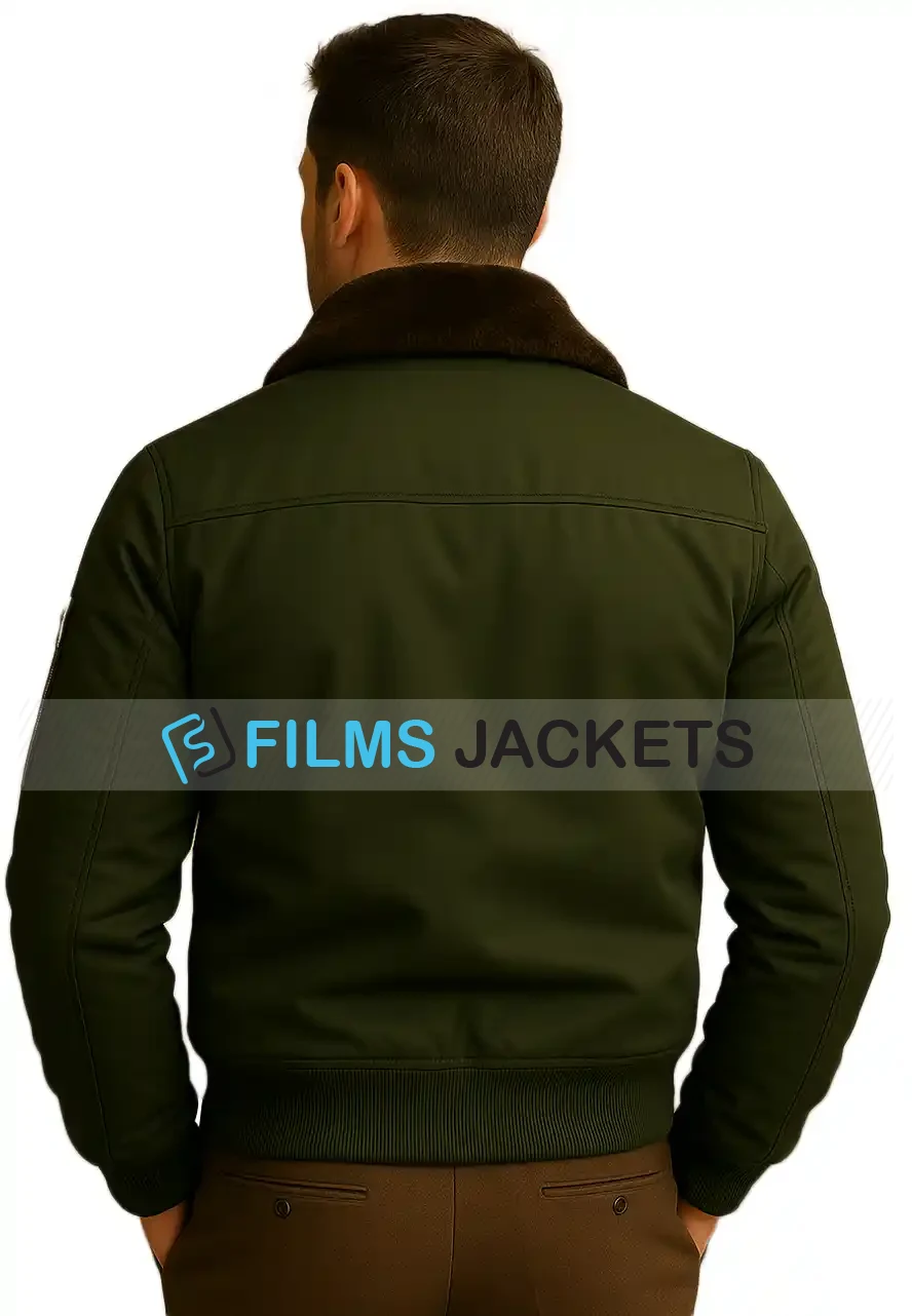 Green Fur Collar Jacket adam ruzek jacket