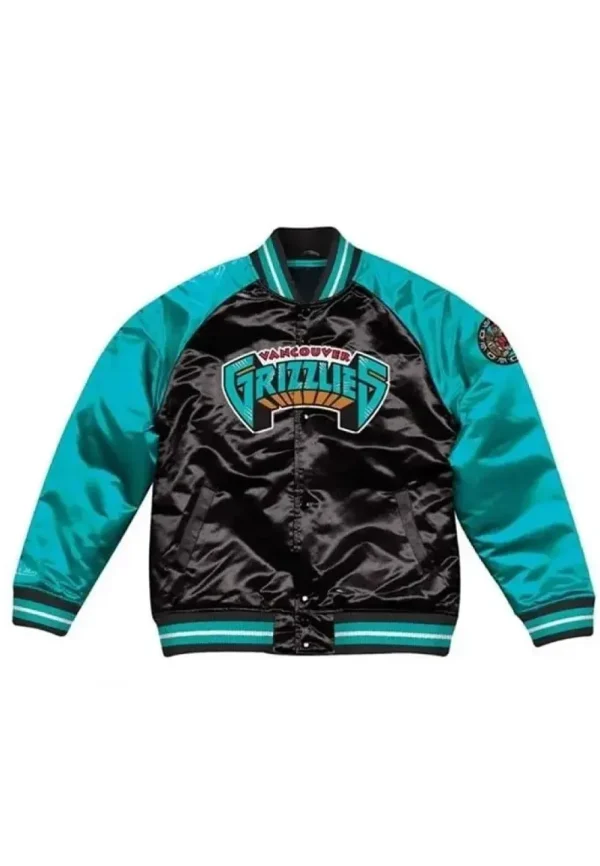 Grizzlies Varsity Satin Jacket