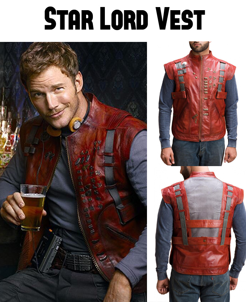 Star Lord Guardians of The Galaxy Vest guardians of the galaxy star lord vest costume