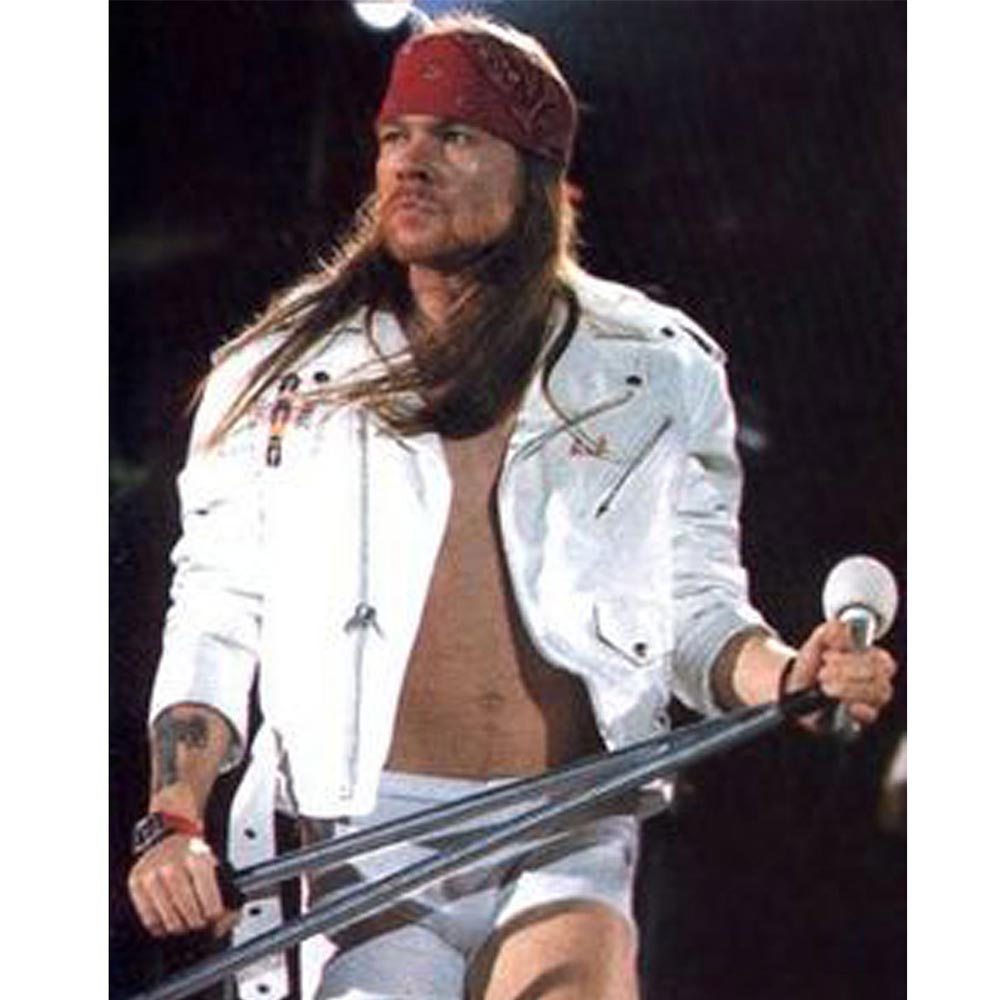 Guns N Roses Axl Rose White Jacket Guns N Roses Axl Rose White Jacket - Image 3