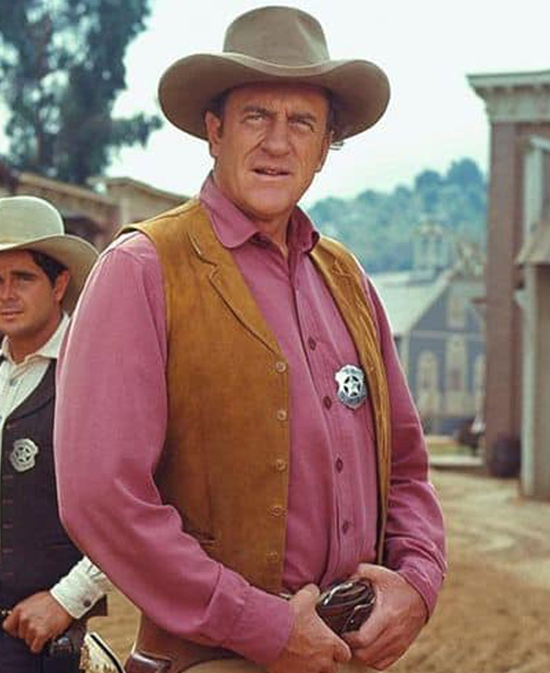James Arness Gunsmoke Suede Vest James Arness Gunsmoke Suede Vest - Image 3