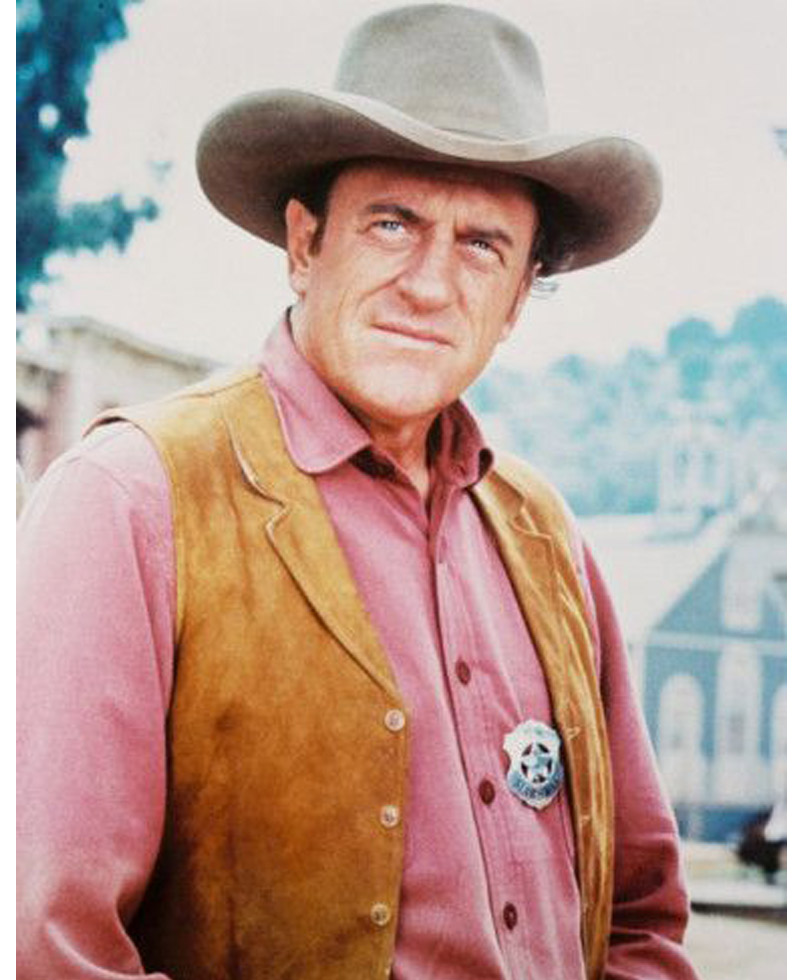 James Arness Gunsmoke Suede Vest James Arness Gunsmoke Suede Vest - Image 2