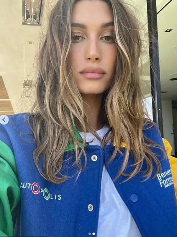 Hailey Bieber Benetton Formula 1 Jacket Hailey Bieber Benetton Formula 1 Jacket - Image 3