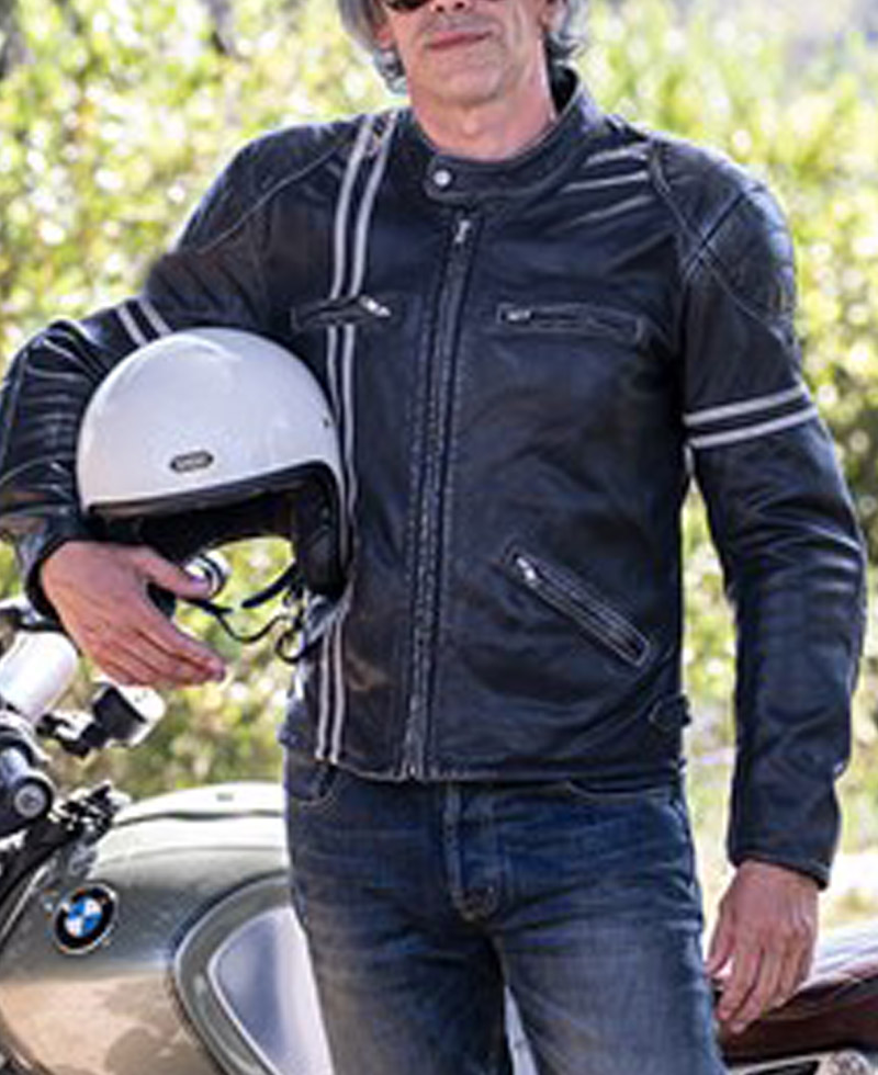 Halvarssons Dresden Striped Motorcycle Jacket Halvarssons Dresden Striped Motorcycle Jacket - Image 5