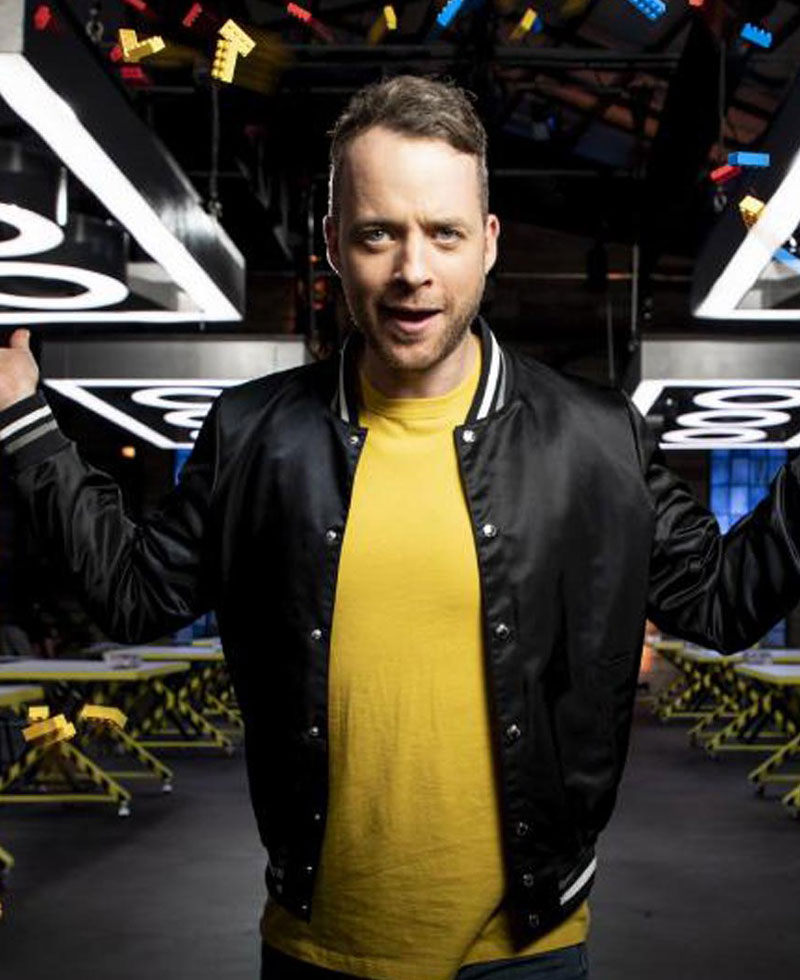 Hamish Blake Lego Masters Australia Black Jacket Hamish Blake Lego Masters Australia Black Jacket - Image 3