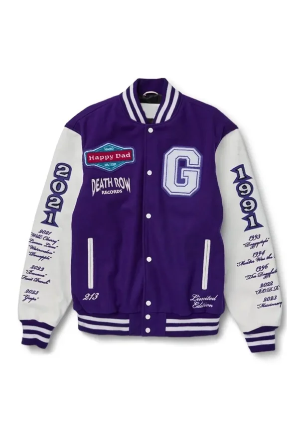 Happy Dad X Death Row Letterman Jacket