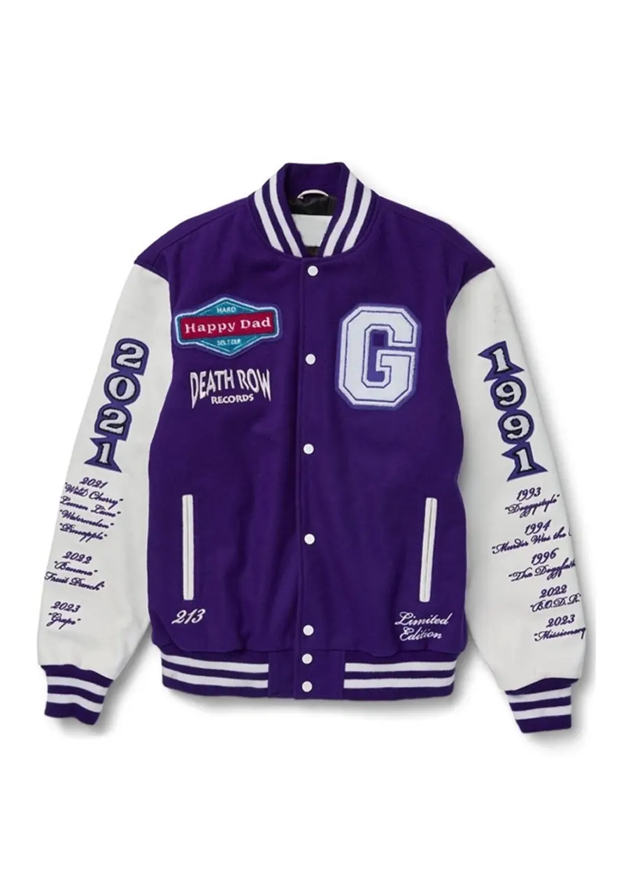 Happy Dad X Death Row Letterman Jacket Happy Dad X Death Row Letterman Jacket
