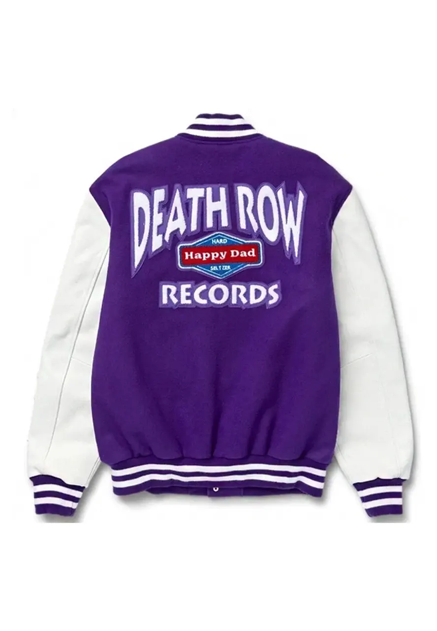 Happy Dad X Death Row Letterman Jacket Happy Dad X Death Row Letterman Jacket - Image 2