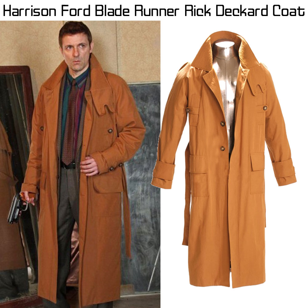 Blade Runner Rick Deckard Trench Coat Blade Runner Rick Deckard Trench Coat - Image 3