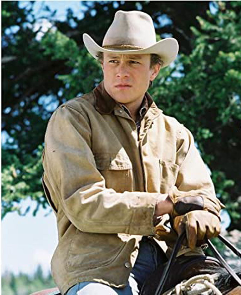 Heath Ledger Brokeback Mountain Brown Jacket Heath Ledger Brokeback Mountain Brown Jacket - Image 3