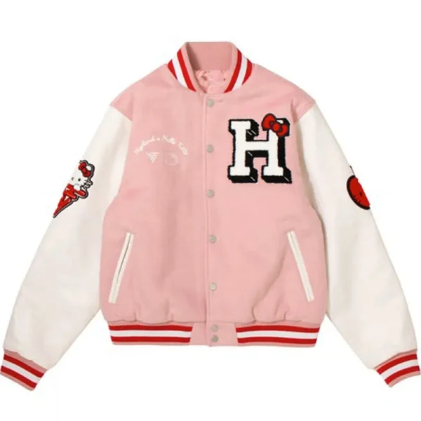 Hello Kitty H Apples Letterman Jacket