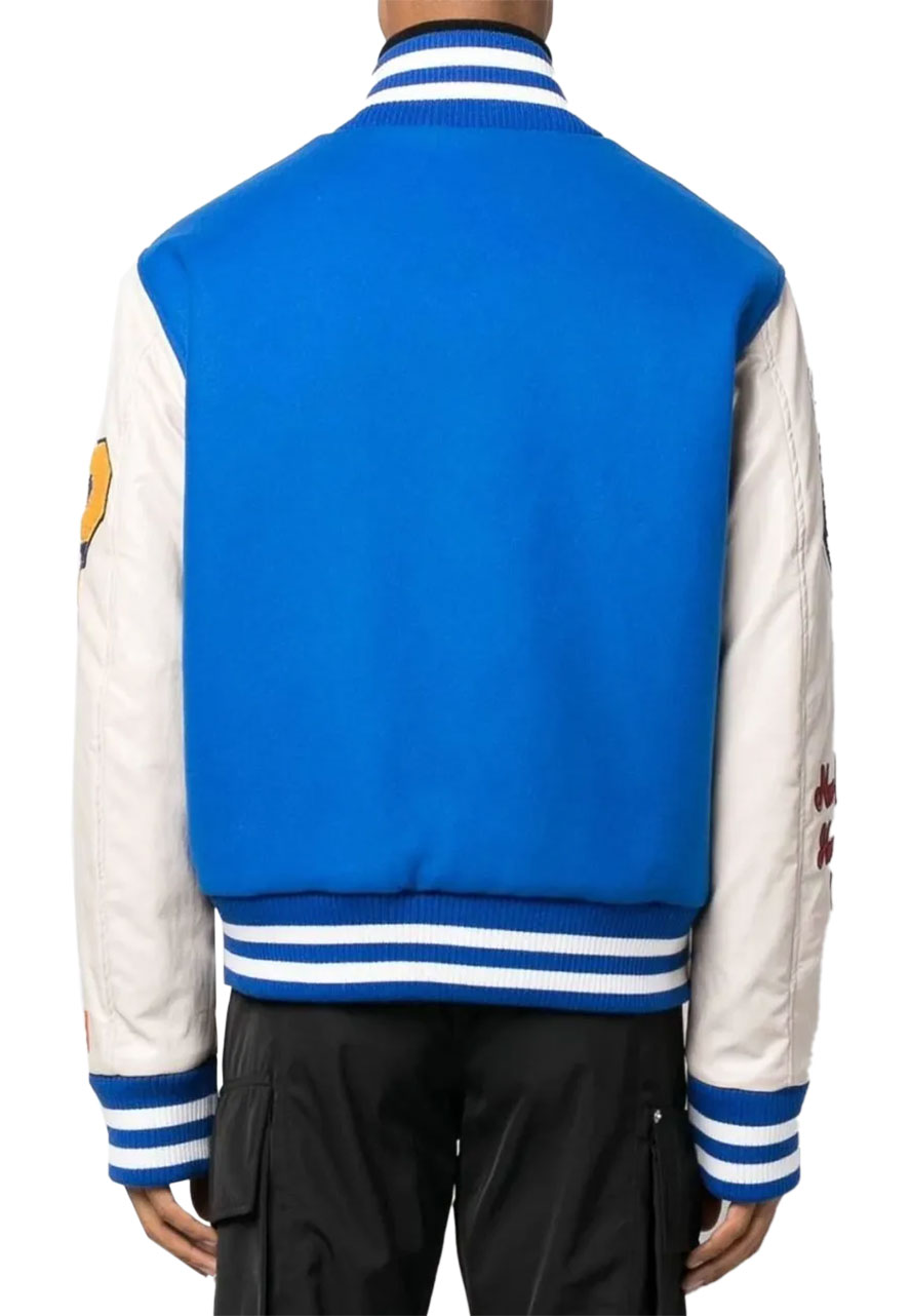Heron Patches Wool Varsity Jacket Heron Patches Wool Varsity Jacket - Image 2