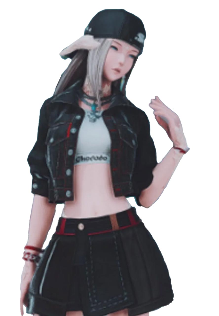 Hip Street FFXIV Cropped Black Jacket Hip Street FFXIV Cropped Black Jacket