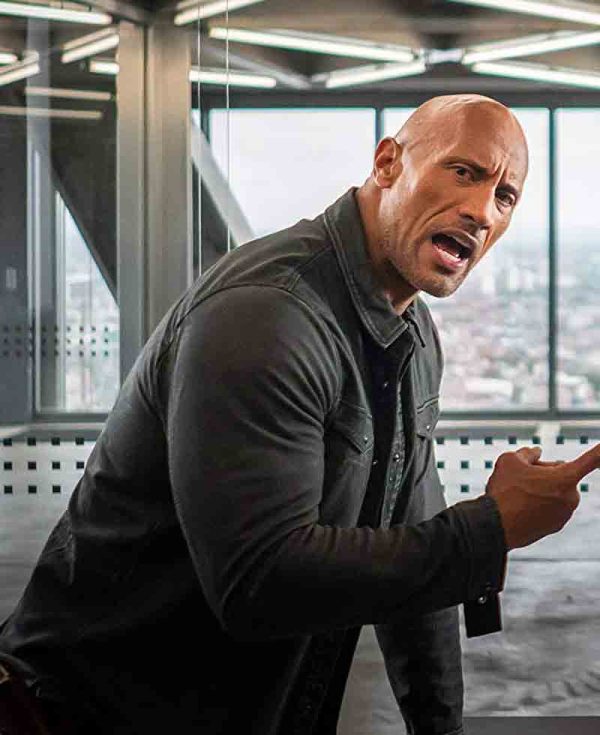Hobbs And Shaw Dwayne Johnson Grey Jacket