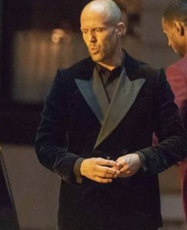 Hobbs & Shaw Jason Statham Blue Blazer