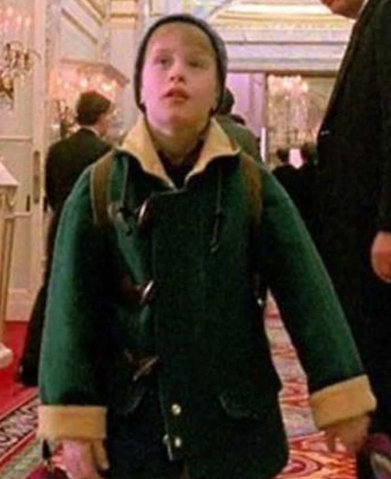 Macaulay Culkin Home Alone Hooded Coat home alone kevin mccallister coat