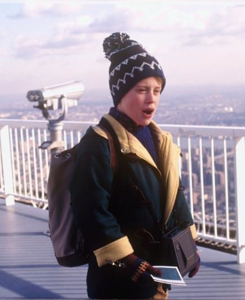 Macaulay Culkin Home Alone Hooded Coat home mccallister coat