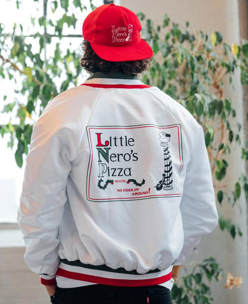 Home Alone Pizza Boy White Jacket little nero's pizza jacket