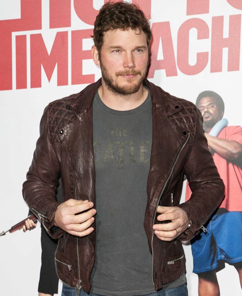 Chris Pratt Hot Tub Time Machine 2 Premiere Leather Jacket