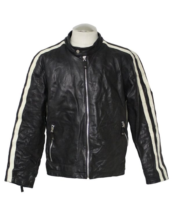 House of D David Duchovny Motorcycle Leather Jacket