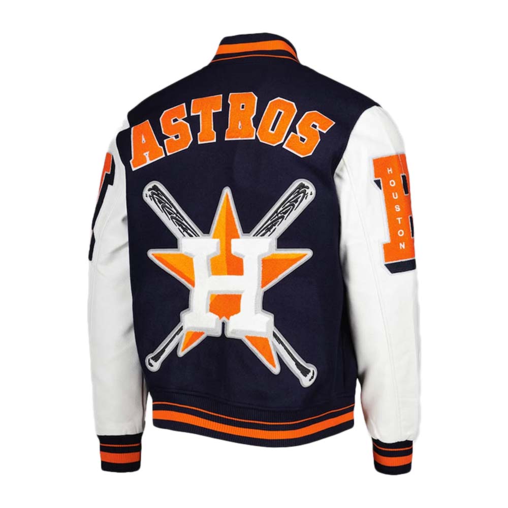 Houston Astros Pro Standard Varsity Jacket Houston Astros Pro Standard Varsity Jacket - Image 2