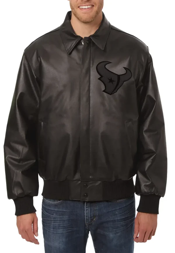 Houston Texans Leather Jacket