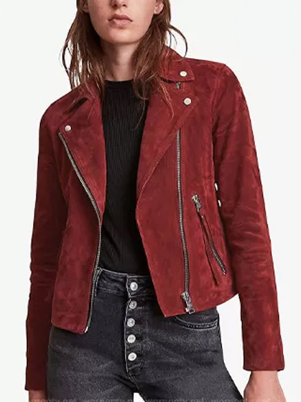 How I Met Your Father Red Biker Jacket How I Met Your Father Red Biker Jacket - Image 2