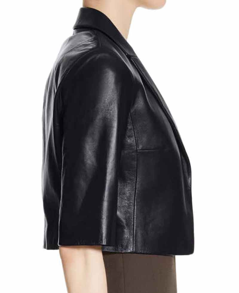 How to Get Away with Murder Amirah Vann Black Leather Jacket How to Get Away with Murder Amirah Vann Black Leather Jacket - Image 2