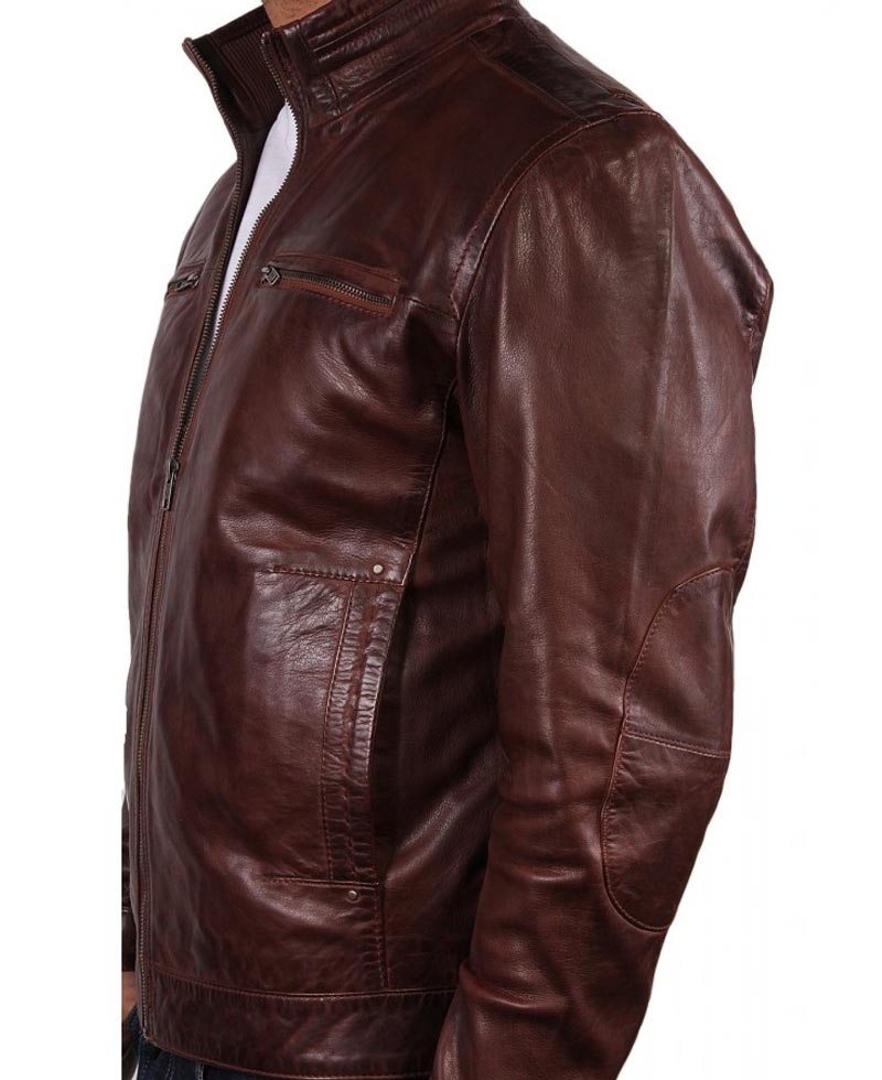 Human Target Christopher Chance Brown Leather Jacket Human Target Christopher Chance Brown Leather Jacket - Image 5