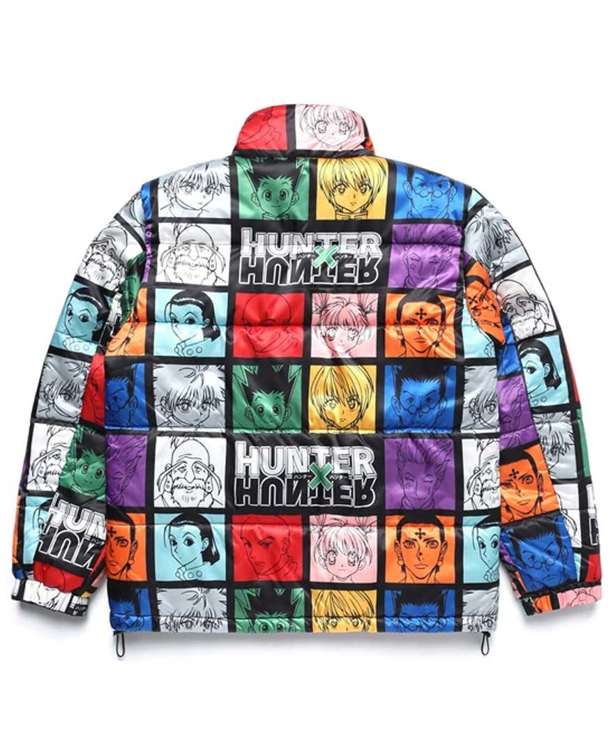 Hypland Hunter X Hunter Character Puffer Multi Jacket Hypland Hunter X Hunter Character Puffer Multi Jacket - Image 2
