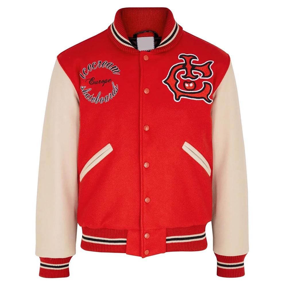 Icecream Skate Cone Varsity Jacket Icecream Skate Cone Varsity Jacket - Image 6