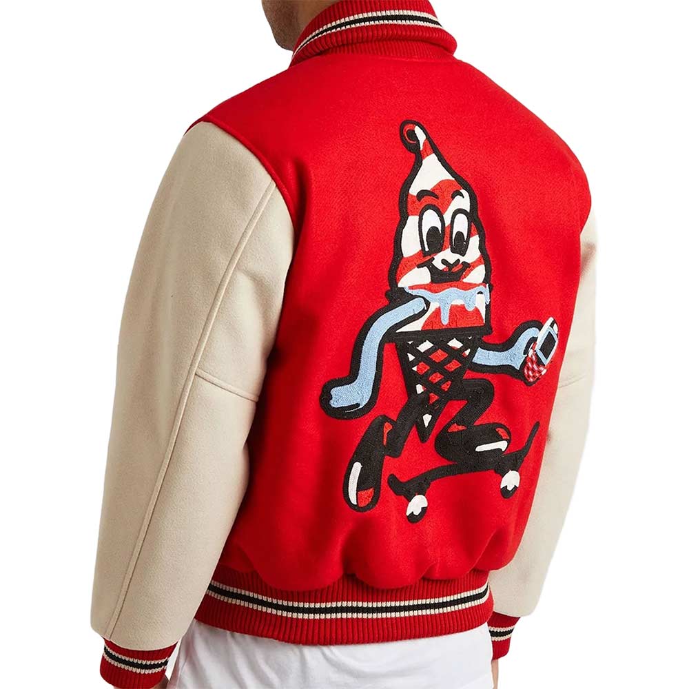 Icecream Skate Cone Varsity Jacket Icecream Skate Cone Varsity Jacket - Image 8