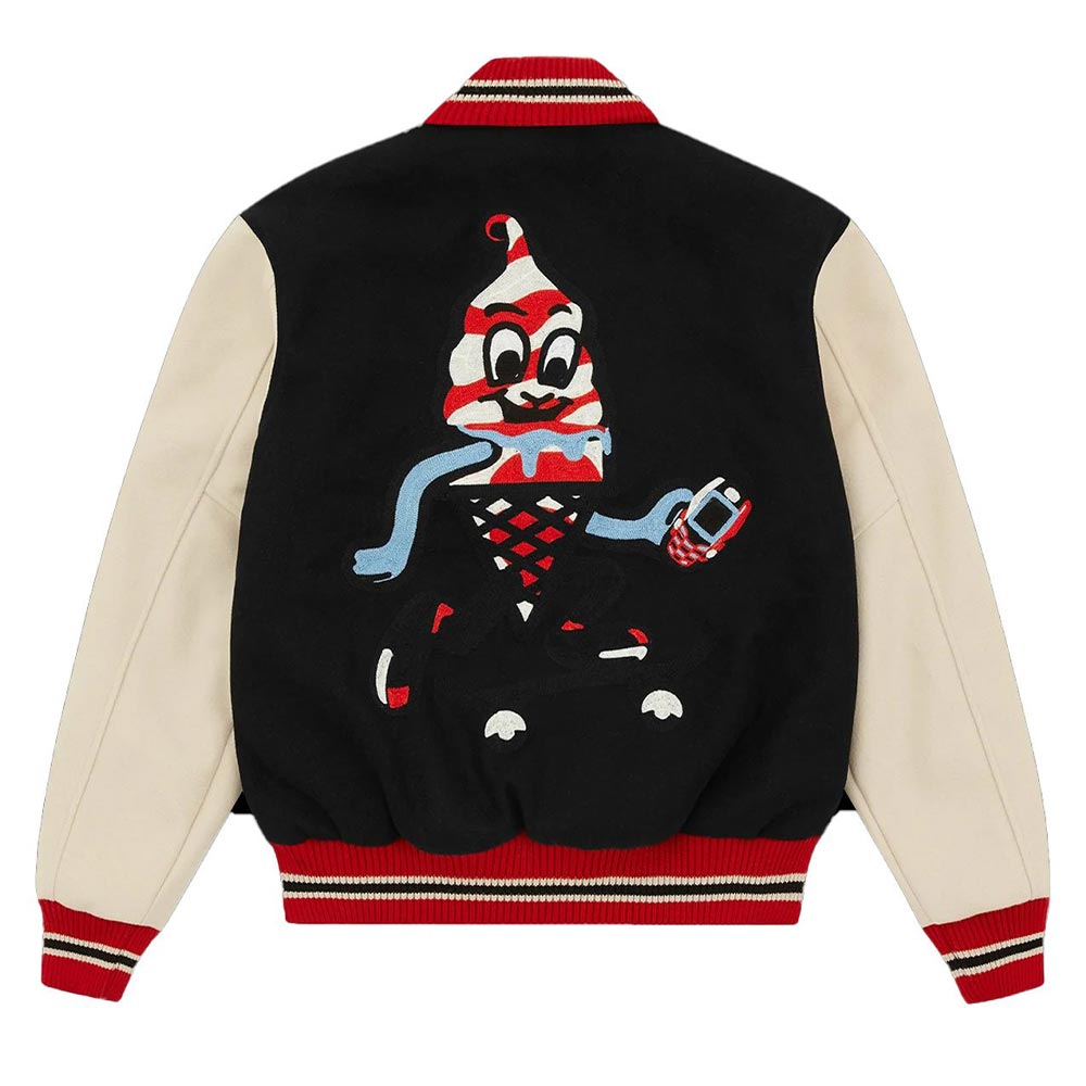 Icecream Skate Cone Varsity Jacket Icecream Skate Cone Varsity Jacket - Image 2