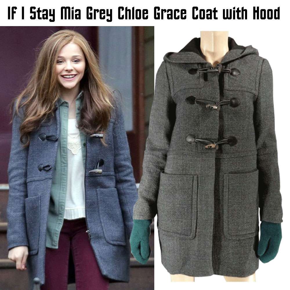 If I Stay Chloe Grace Moretz Hooded Coat If I Stay Chloe Grace Moretz Hooded Coat - Image 7