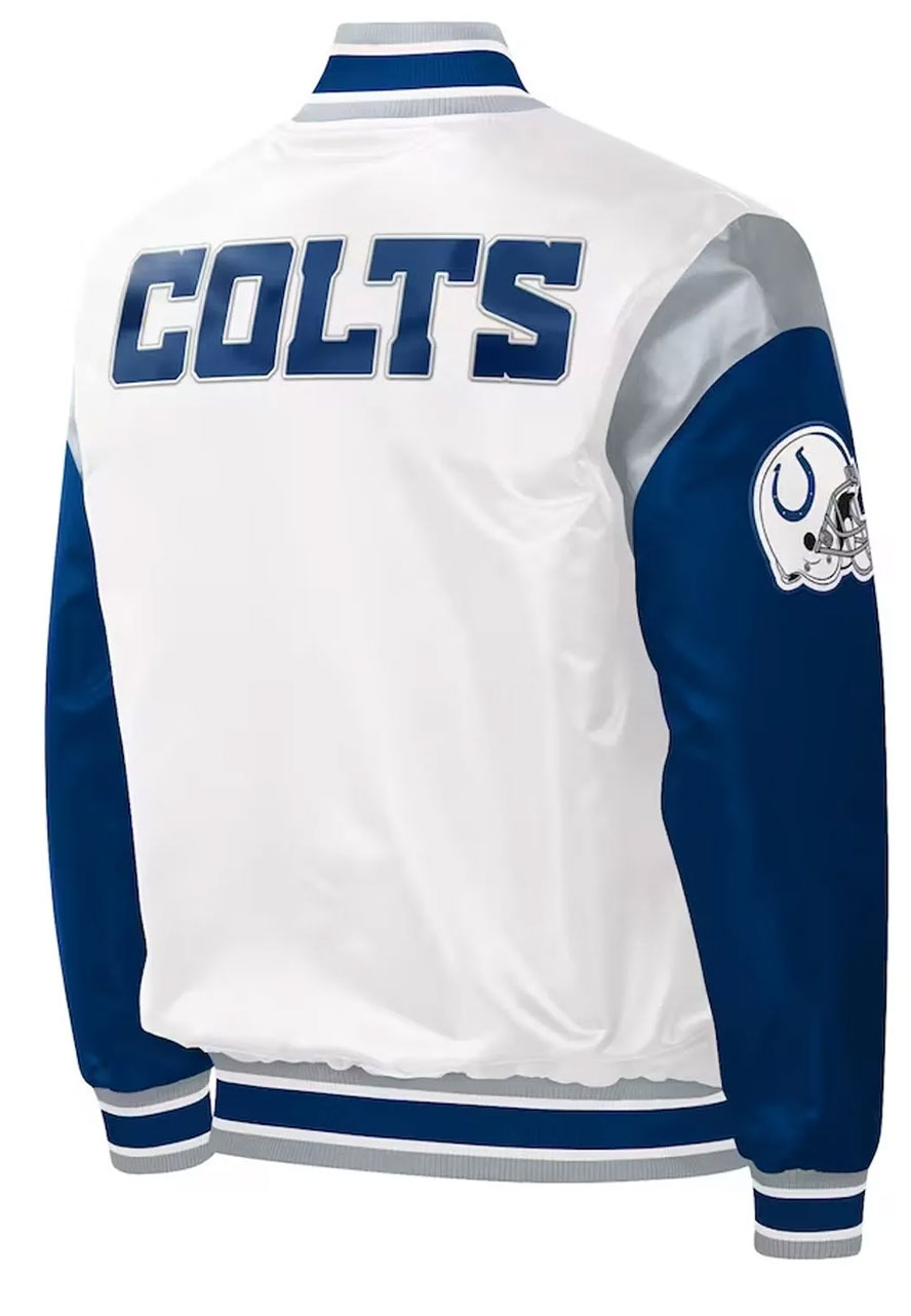 Indianapolis Colts Throwback Varsity Jacket Indianapolis Colts Throwback Varsity Jacket - Image 2