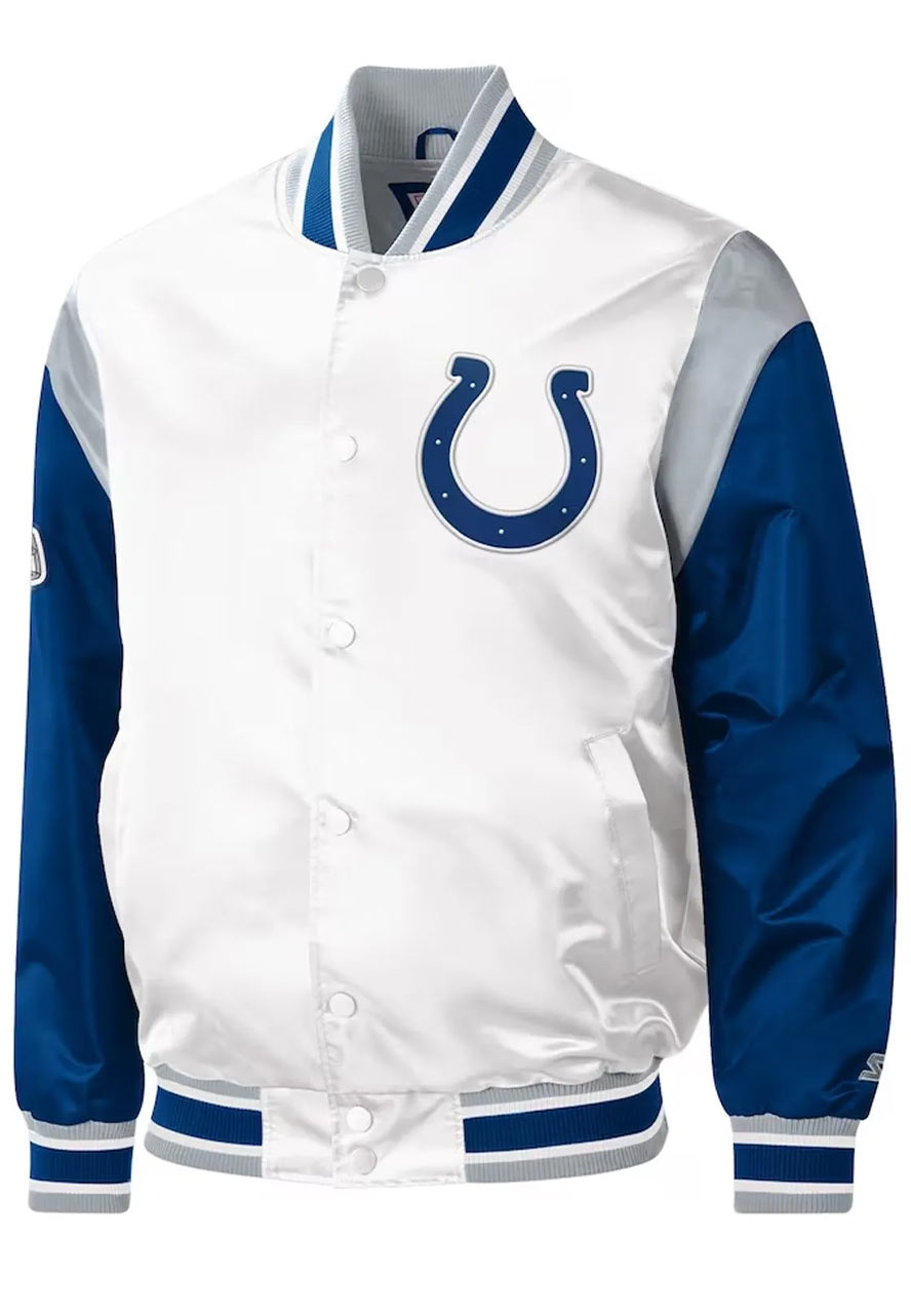 Indianapolis Colts Throwback Varsity Jacket Indianapolis Colts Throwback Varsity Jacket