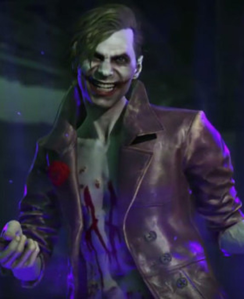 Joker Injustice 2 Leather Jacket Joker Injustice 2 Leather Jacket - Image 2