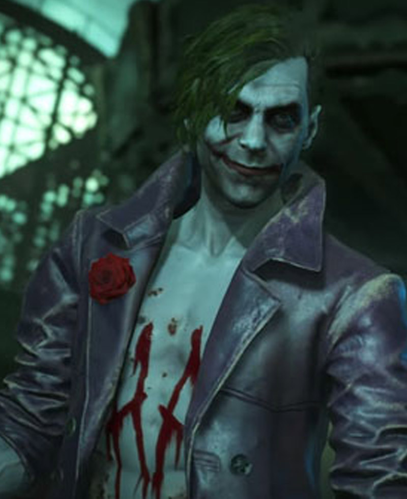 Joker Injustice 2 Leather Jacket Joker Injustice 2 Leather Jacket - Image 5