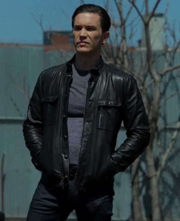 Tom Pelphrey Iron Fist Black Leather Jacket