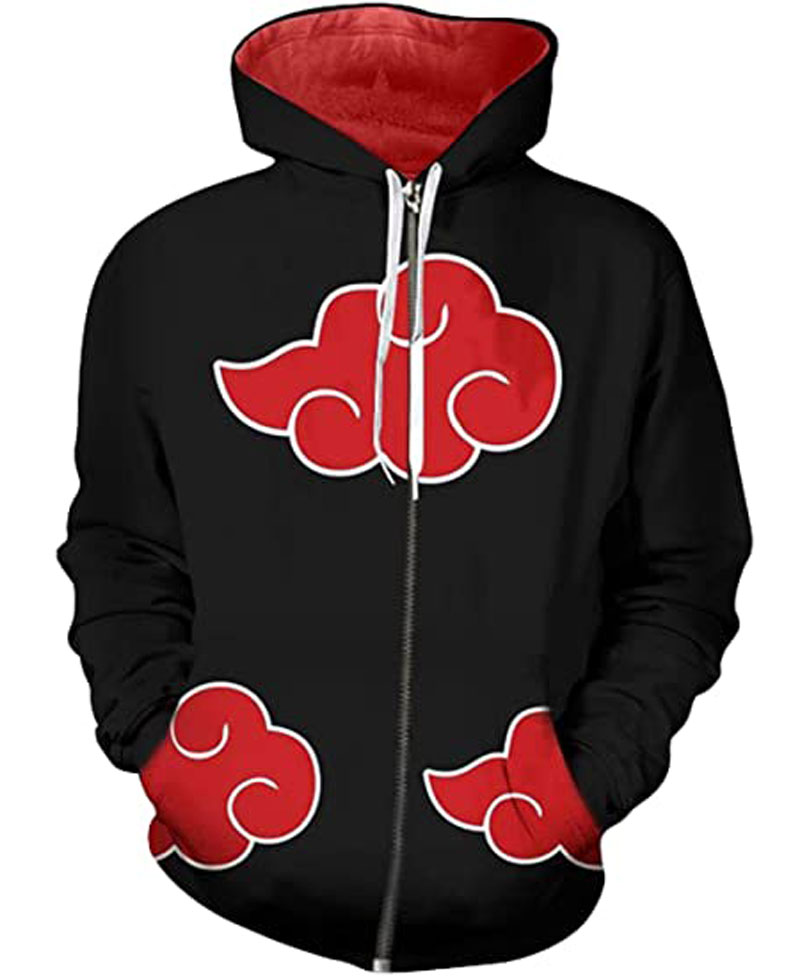 Itachi Akatsuki Black Hoodie Itachi Akatsuki Black Hoodie