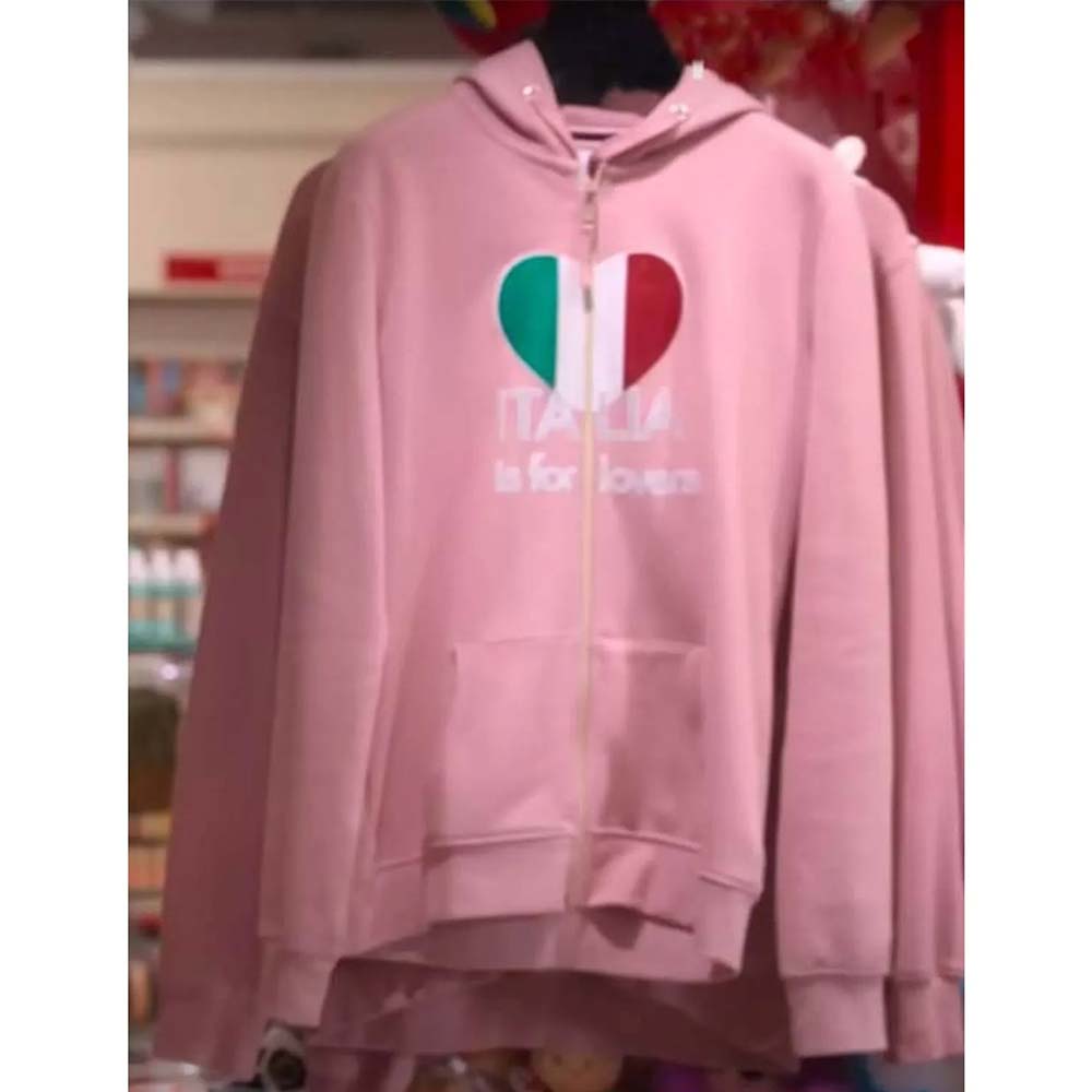 Italia is for Lovers Pink Hoodie Italia is for Lovers Pink Hoodie - Image 4
