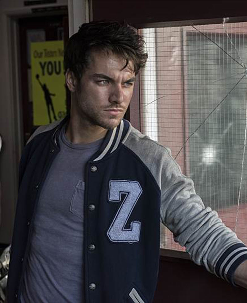 Zack Peladeau Izombie Cody Letterman Jacket Zack Peladeau Izombie Cody Letterman Jacket - Image 2